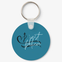 Elegant Just Glaube Schlüsselanhänger