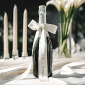 Elegant Just Married Single Inscription Wedding  Satinband