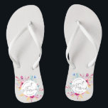 Elegant Just Married Wedding | Flip Flops Badesandalen<br><div class="desc">Für weitere Anpassungen klicken Sie bitte auf die Schaltfläche "Anpassen" und verwenden Sie unser Designwerkzeug, um diese Vorlage zu ändern. Wenn die Optionen verfügbar sind, können Sie Text und Bild ändern, indem Sie einfach auf "Text oder Bild hier bearbeiten/entfernen" klicken und Ihr eigenes Bild hinzufügen. Wenn Sie dieses Design einem...</div>