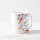 Elegant Just Married Wedding | Tasse (VorderseiteRechts)