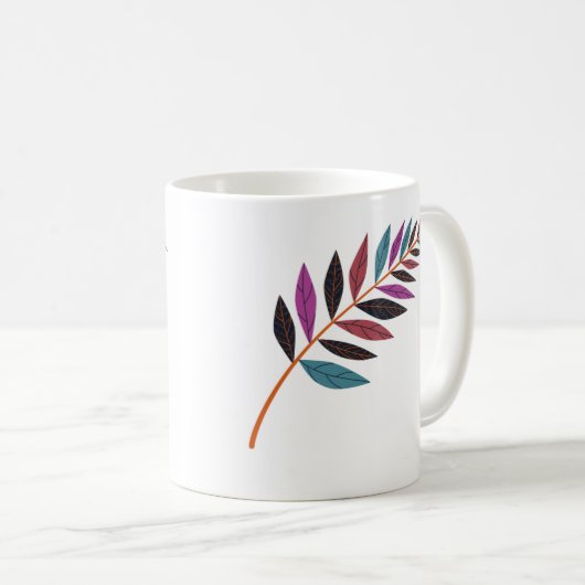 Elegant Kaffeetasse (VorderseiteRechts)