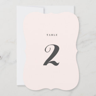 ELEGANT KALLIGRAFIE Hochzeit Tischnummer