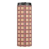 Elegant Kariert Thermosbecher (Rückseite)