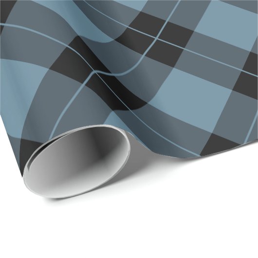 Elegant Kariert | Urlaub Geschenkpapier (Rolleneckpunkt)