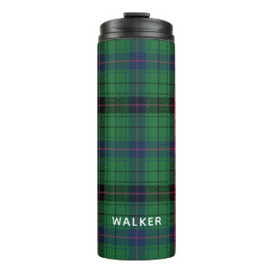 Elegant Karo Davidson Tartan Personalisiert Thermosbecher