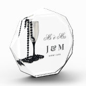 Elegant Keepsake Newlyweds Gift Bride Groom  Fotoblock (Links)