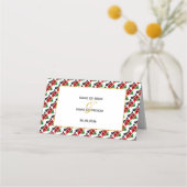 Elegant KENYA Wedding Celebration Platzkarte (Rückseite)