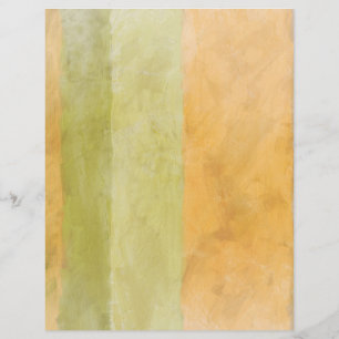 Elegant Khaki Peach Orange Watercolor Pastel