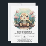 Elegant Kids Turtle Girl Birthday Einladung<br><div class="desc">Erleben Sie Ihre Feier mit unserer Elegant Kids Turtle Girl Birthday Einladung, ein Design, das Eleganz und Kinderfreundlichkeit nahtlos verbindet. Die elegante Präsentation, gepaart mit dem bezaubernden Schildkrötenmotiv, schafft eine Einladung, die raffiniert und spielerisch reizvoll zugleich ist. Diese Einladung, die für die Personalisierung bearbeitet werden kann, sorgt für einen nahtlosen...</div>