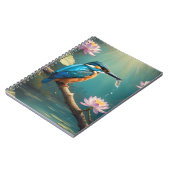 Elegant Kingfisher Bird Notizblock (Linke Seite)