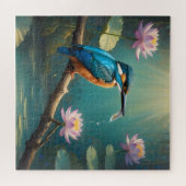 Elegant Kingfisher Bird Puzzle (Horizontal)