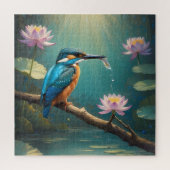 Elegant Kingfisher Bird Puzzle (Vertikal)