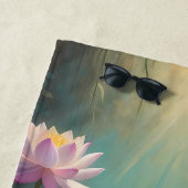 Elegant Kingfisher Bird Strandtuch (Beispiel)