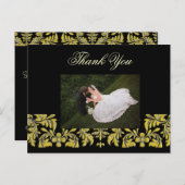 Elegant + Klasse Vielen Dank Foto Postkarten, Postkarte (Vorne/Hinten)