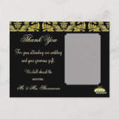 Elegant + Klasse Vielen Dank Foto Postkarten, Postkarte (Rückseite)