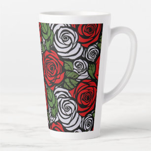 Elegant Klassisch Blumig Trendig Chic Stylisch Ros Milchtasse