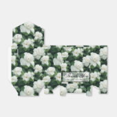 Elegant klassisch grün botanisch weiß Blüte Geschenkschachtel (Ungefaltet)