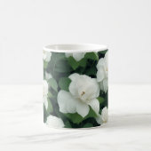 Elegant klassisch grün botanisch weiß Blüte Kaffeetasse (Mittel)