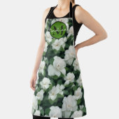 Elegant klassisch grün botanisch weiß Blüte Schürze (InSitu)