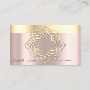 Elegant Klassisch Modern, Falsche Goldrand-Roségol Visitenkarte