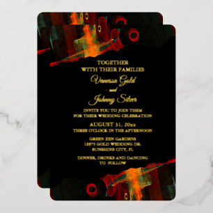 Elegant Klassisch Modern Trendiges Muster #903 Hoc Folieneinladung