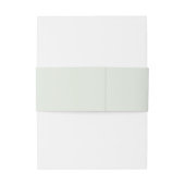 Elegant, klassisch, Monogramm, Hochzeit Einladungsbanderole (Rückseitenbeispiel)