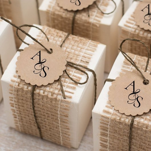 Elegant, klassisch, Monogramm, Hochzeit Gummistempel