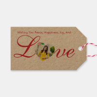 Elegant Kraft Liebe Gift Tags für Besondere Anlass