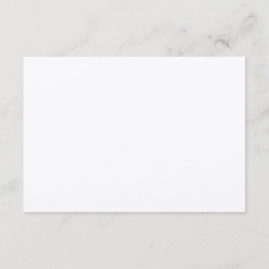 Elegant Kraft Papier Hochzeitskarten Begleitkarte (Rückseite)