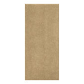Elegant Kraft Wedding Menu Vorlagen Werbekarte (Hinten)