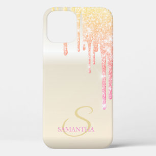 Elegant kühle Ombre Glittertropfen Case-Mate iPhone Hülle