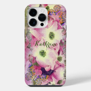 Elegant Künstlerisch floral iPhone 14 Pro Max Hülle