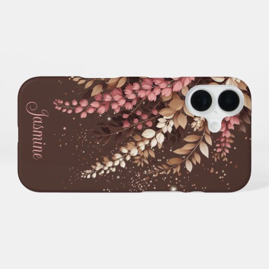 Elegant Laburnum Cascade iPhone 16 Hülle (Rückseite (Horizontal))