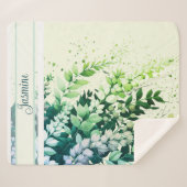 Elegant Laburnum Cascade Sherpadecke (Vorderseite (Horizontal))