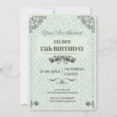 Elegant Lace 15. Geburtstag Einladungen - Custom (Vorderseite)