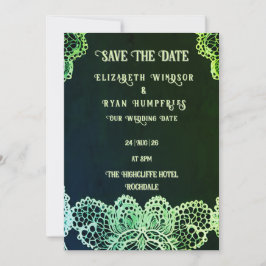 Elegant Lace" Einladung zur Hochzeit