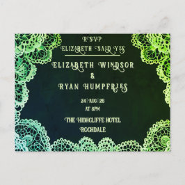 Elegant Lace" Einladung zur Hochzeit