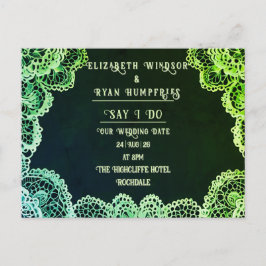 Elegant Lace" Einladung zur Hochzeit