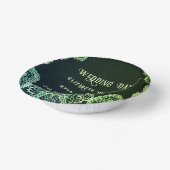 Elegant Lace" Einladung zur Hochzeit Pappteller (Gewinkelt)