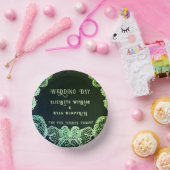 Elegant Lace" Einladung zur Hochzeit Pappteller (Party)