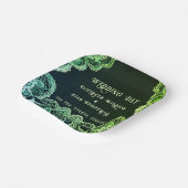 Elegant Lace" Einladung zur Hochzeit Pappteller (Gewinkelt)