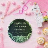 Elegant Lace" Einladung zur Hochzeit Pappteller (Party)