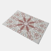 Elegant Lace Floral Doormat Fußmatte (Schrägansicht)