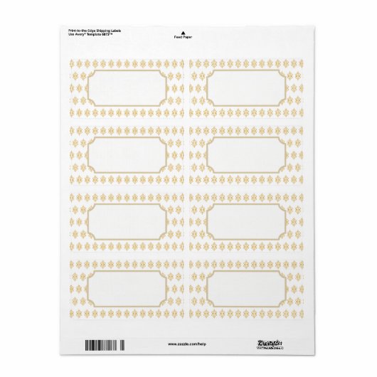 Elegant Lace Labels (Vorne)