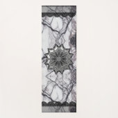 Elegant Lace Marble Mandala Yogamatte (Vorderseite)