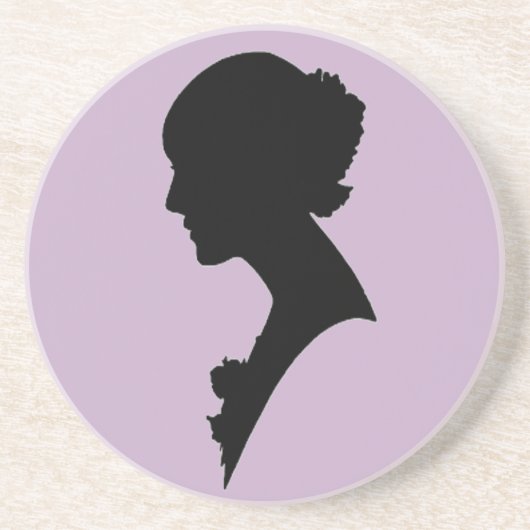 ELEGANT LADY CAMEO SANDSTONE UNTERSETZER (Vorne)