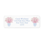 Elegant Lady Ginger Jar Vase Pink Cherry Blossom (Vorne)