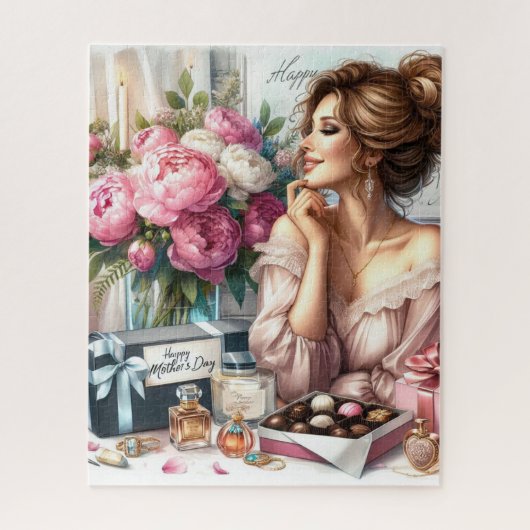 Elegant Lady Mother's Day Gift 520 Piece Puzzle (Vertikal)