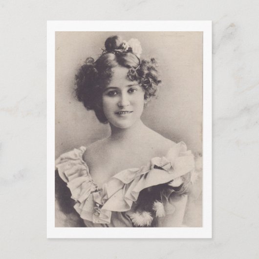 Elegant Lady Postkarte (Vorderseite)