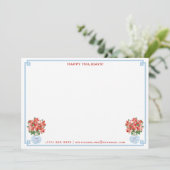 Elegant Lady Red Poinsettia Ginger Jar Weihnachten (Stehend Vorderseite)